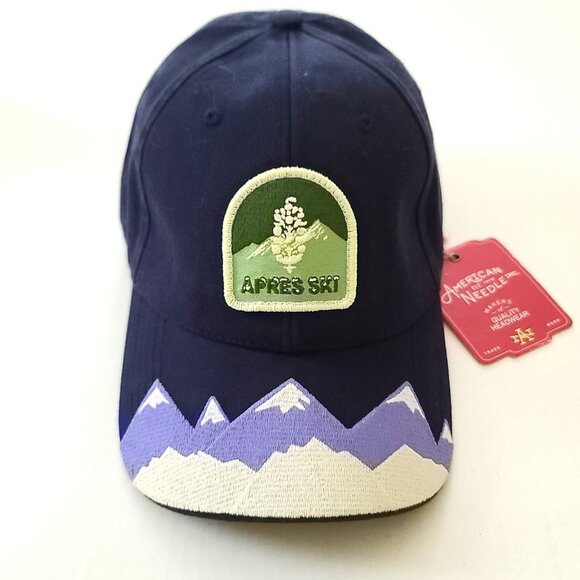 Free People Movement American Needle Hat Apres Ski Baseball Cap Navy NWT - Picture 1 of 9